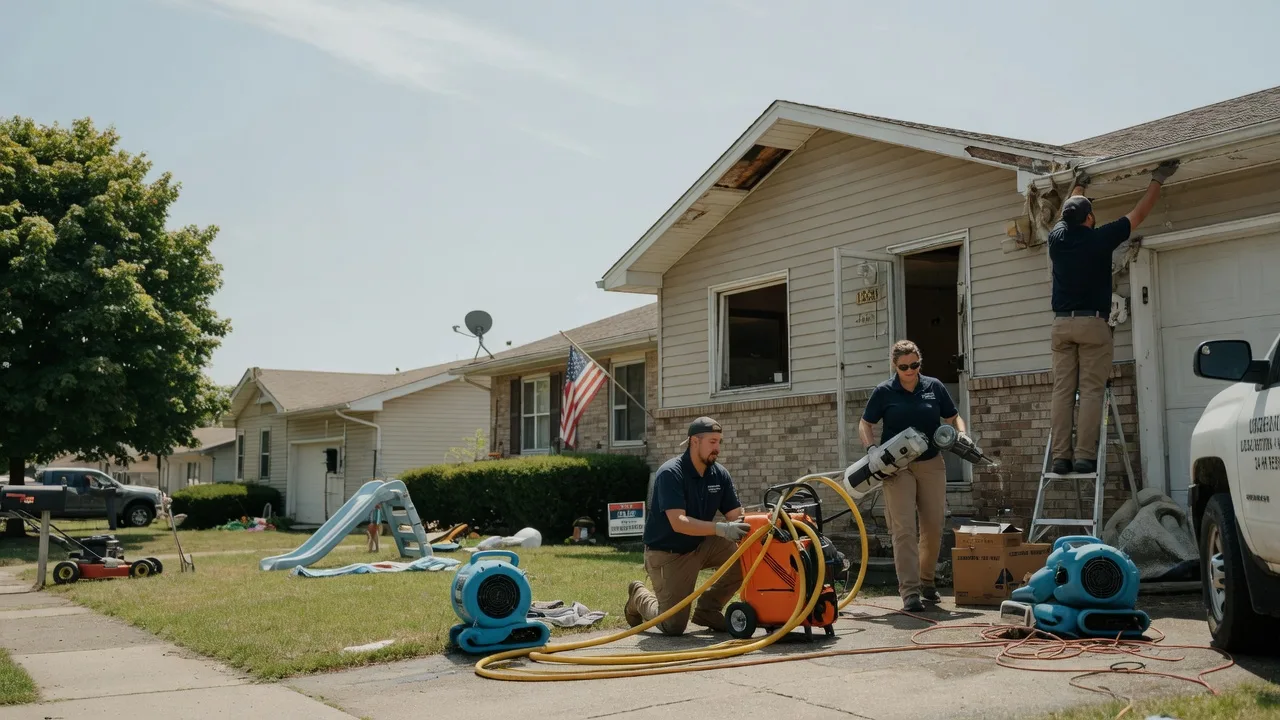 Water Damage Restoration in Hidalgo, IL near me